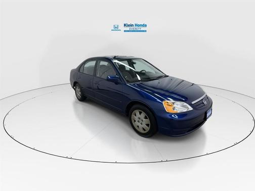 Blue 2001 Honda Civic EX