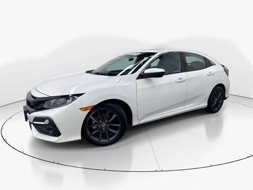 Platinum White Pearl 2021 Honda Civic EX