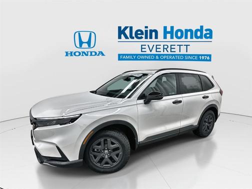 Platinum White Pearl 2026 Honda CR-V Hybrid TrailSport