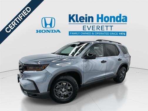 Sonic Gray Pearl 2025 Honda Pilot TrailSport