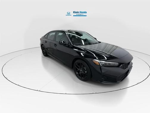 Crystal Black Pearl 2026 Honda Civic Hybrid Sport