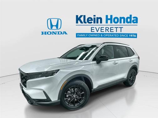 Platinum White Pearl 2026 Honda CR-V Hybrid Sport-L