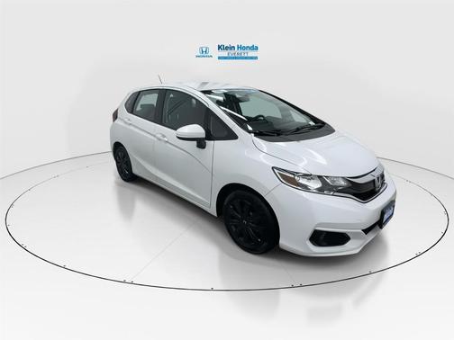 Platinum White Pearl 2019 Honda Fit LX