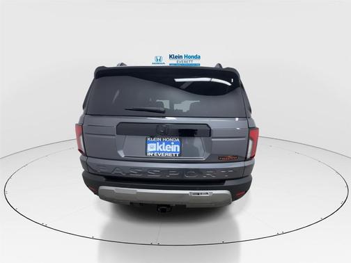 Modern Steel Metallic 2026 Honda Passport TrailSport Elite Blackout