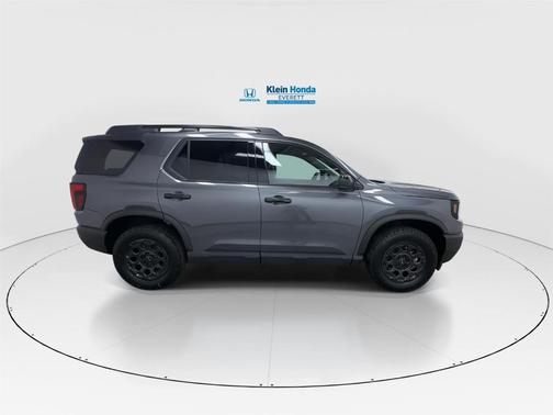 Modern Steel Metallic 2026 Honda Passport TrailSport Elite Blackout