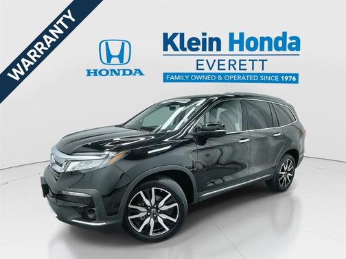 Crystal Black Pearl 2022 Honda Pilot Elite