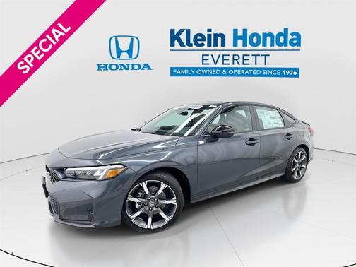 Meteorite Gray Metallic 2026 Honda Civic Hybrid Sport Touring