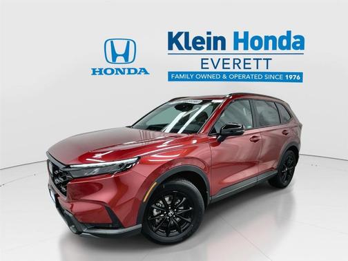 Radiant Red Metallic 2026 Honda CR-V Hybrid Sport-L