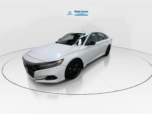 Platinum White Pearl 2021 Honda Accord Sport 1.5T