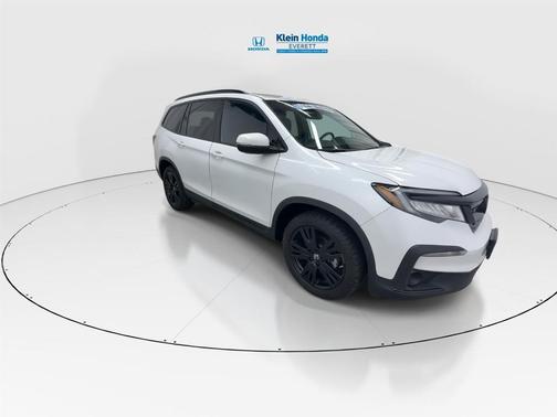 Platinum White Pearl 2021 Honda Pilot Black Edition