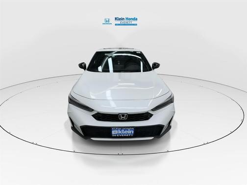 Platinum White Pearl 2026 Honda Civic Hybrid Sport Touring