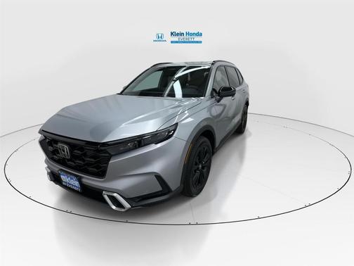 Solar Silver Metallic 2026 Honda CR-V Hybrid Sport Touring