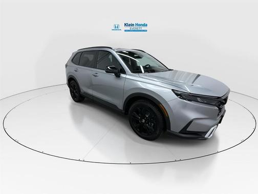 Solar Silver Metallic 2026 Honda CR-V Hybrid Sport Touring