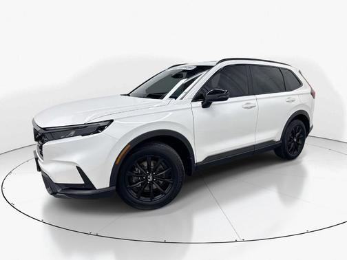 Platinum White Pearl 2025 Honda CR-V Hybrid Sport-L