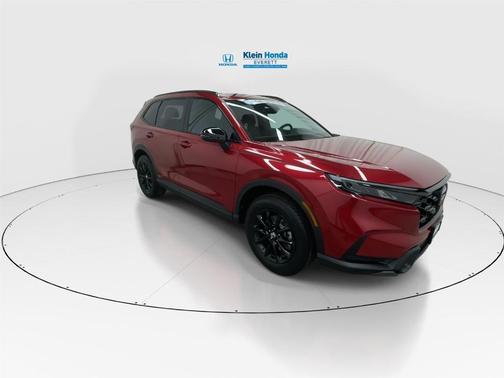 Radiant Red Metallic 2026 Honda CR-V Hybrid Sport
