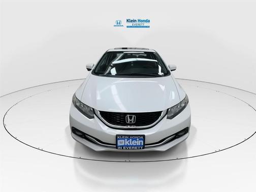 White Orchid Pearl 2014 Honda Civic EX-L