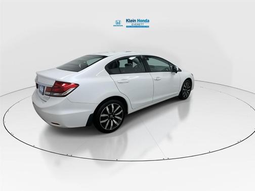 White Orchid Pearl 2014 Honda Civic EX-L