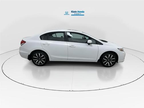 White Orchid Pearl 2014 Honda Civic EX-L