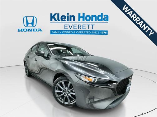 Machine Gray Metallic 2023 Mazda Mazda3 FWD w/Preferred Package