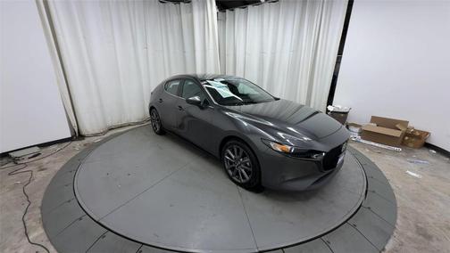 Machine Gray Metallic 2023 Mazda Mazda3 FWD w/Preferred Package