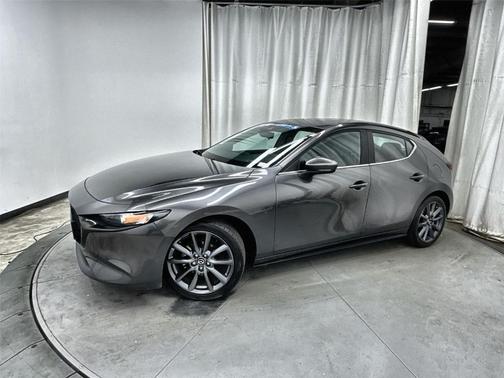 Machine Gray Metallic 2023 Mazda Mazda3 FWD w/Preferred Package