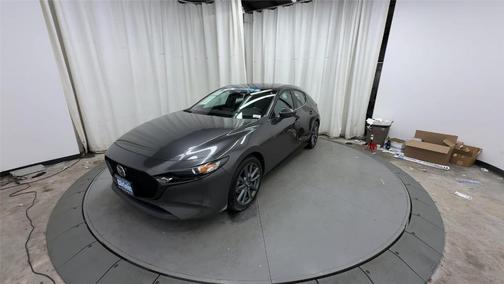 Machine Gray Metallic 2023 Mazda Mazda3 FWD w/Preferred Package