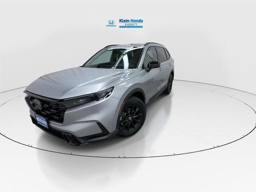 Solar Silver Metallic 2026 Honda CR-V Hybrid Sport-L