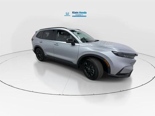 Solar Silver Metallic 2026 Honda CR-V Hybrid Sport-L
