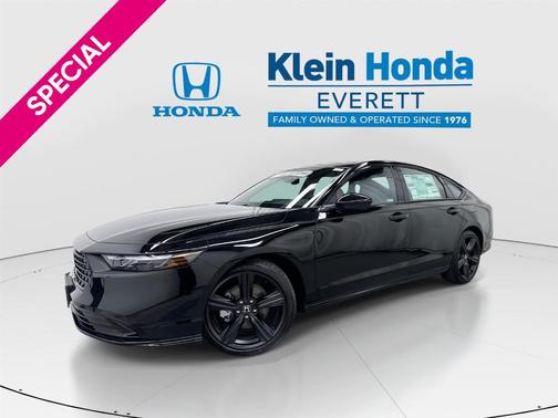 Crystal Black Pearl 2026 Honda Accord Hybrid Sport-L