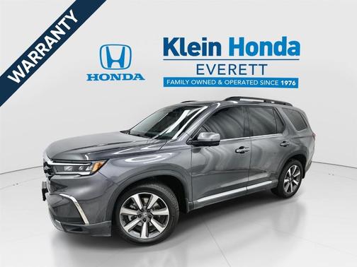 Modern Steel Metallic 2023 Honda Pilot Elite