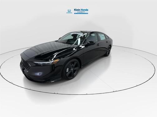 Crystal Black Pearl 2026 Honda Accord Hybrid Sport-L