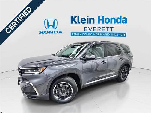 Modern Steel Metallic 2025 Honda Pilot Sport