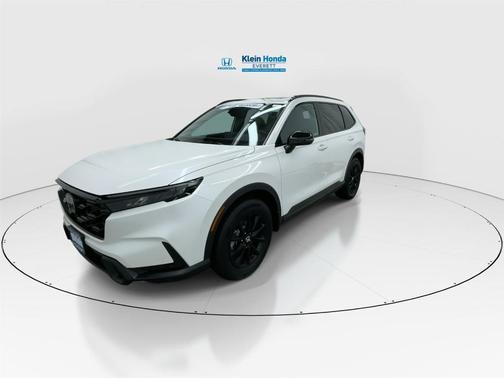 Platinum White Pearl 2026 Honda CR-V Hybrid Sport-L
