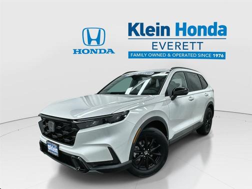 Platinum White Pearl 2026 Honda CR-V Hybrid Sport-L
