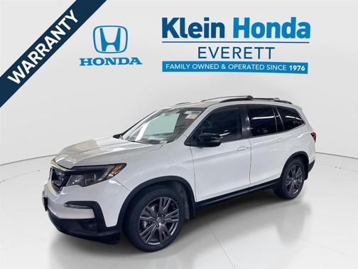 Platinum White Pearl 2022 Honda Pilot Sport