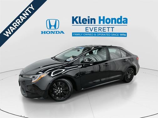 Midnight Black Metallic 2024 Toyota Corolla LE