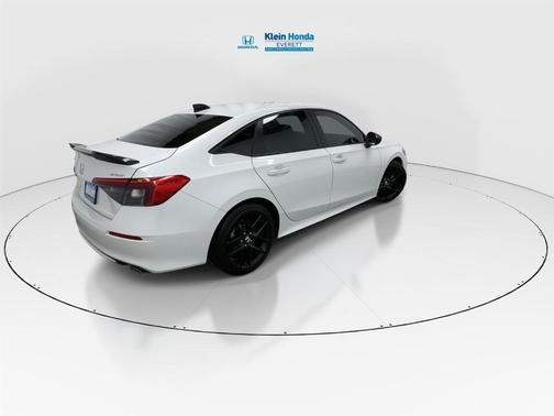 Platinum White Pearl 2024 Honda Civic Sport