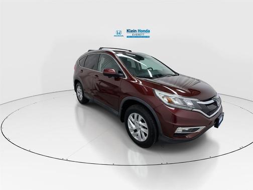Burgundy 2015 Honda CR-V EX-L