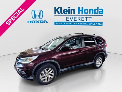 Burgundy 2015 Honda CR-V EX-L