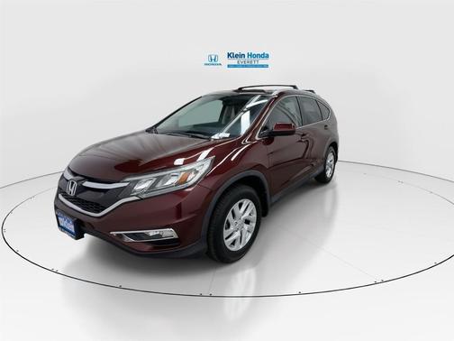 Burgundy 2015 Honda CR-V EX-L