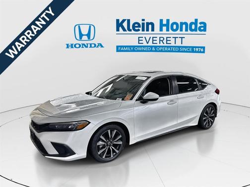 Platinum White Pearl 2024 Honda Civic EX-L