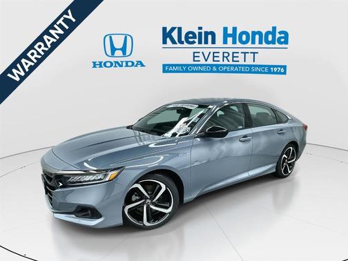 Sonic Gray Pearl 2022 Honda Accord Hybrid Sport Sedan