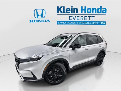 Platinum White Pearl 2026 Honda CR-V Hybrid Sport Touring SUV