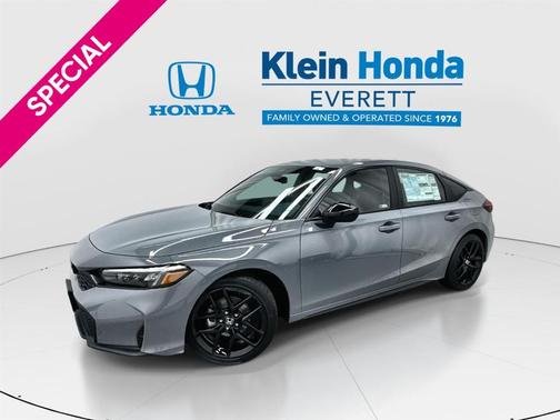 Urban Gray Pearl 2026 Honda Civic Sport Hatchback