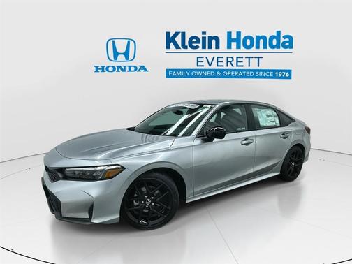 Solar Silver Metallic 2026 Honda Civic Sport