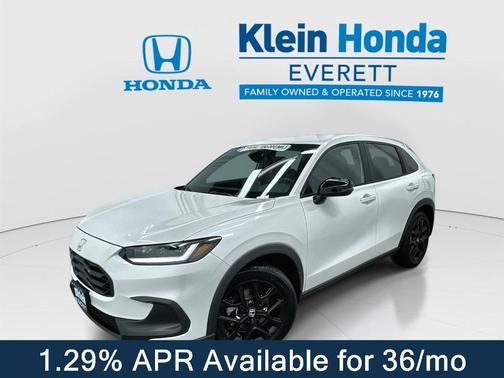 Platinum White Pearl 2025 Honda HR-V Sport