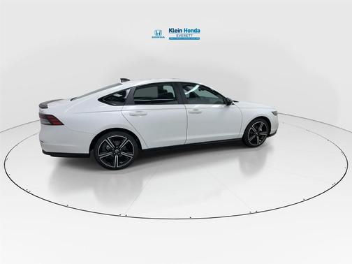 Platinum White Pearl 2026 Honda Accord Hybrid Sport