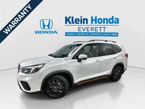 Crystal White Pearl 2021 Subaru Forester Sport