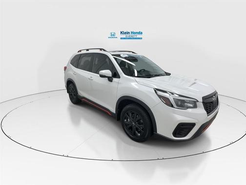 Crystal White Pearl 2021 Subaru Forester Sport