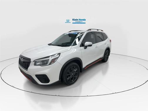 Crystal White Pearl 2021 Subaru Forester Sport
